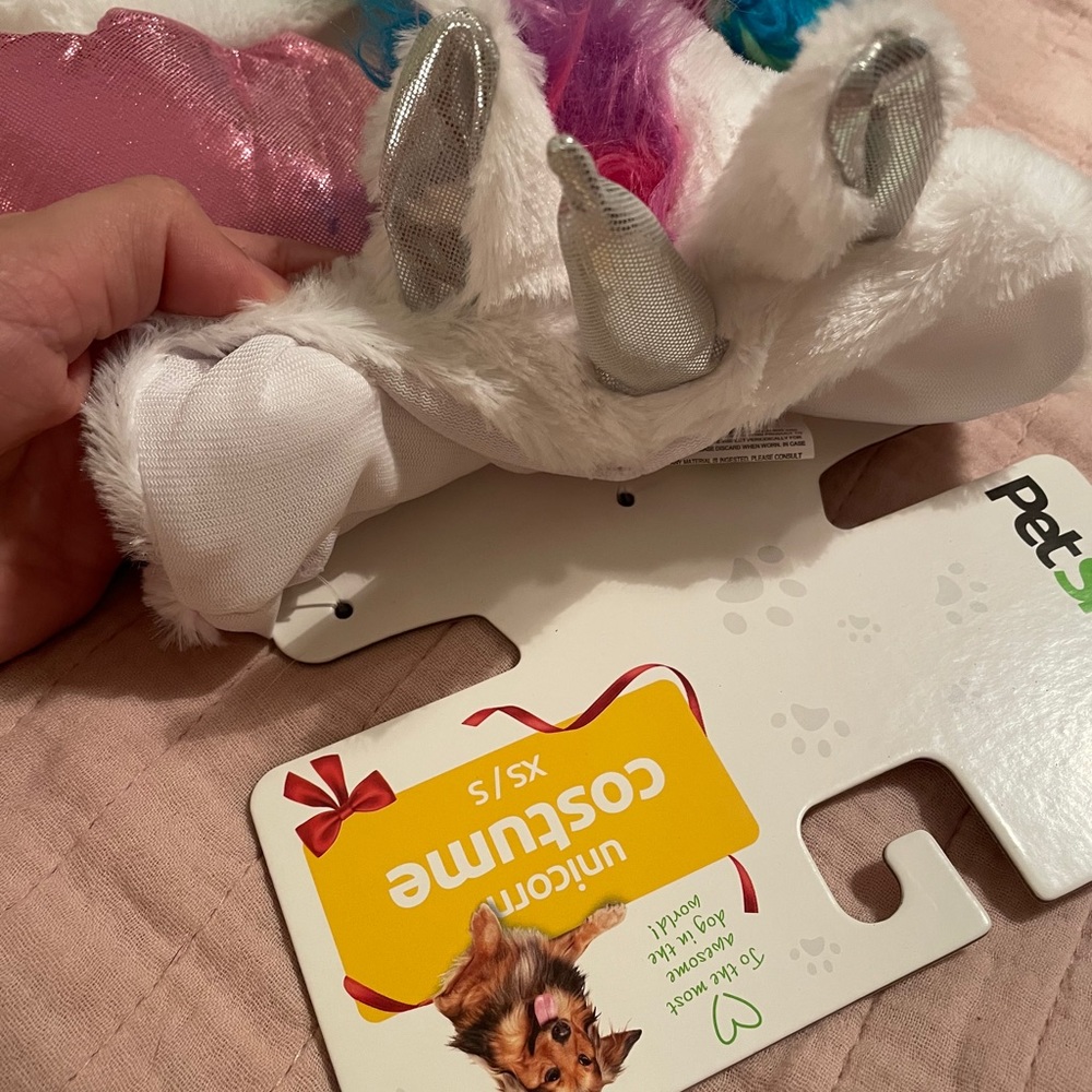 Unicorn pet costume dog or cat